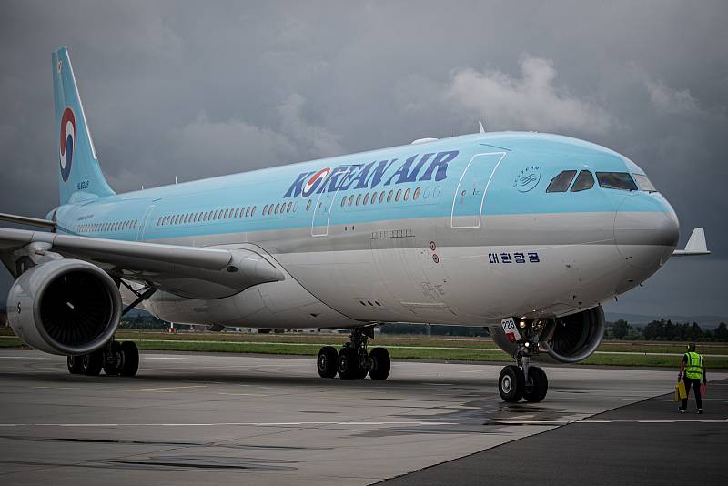 Na Letiště Ostrava přiletělo poprvé v historii letadlo korejského dopravce (Airbus A330-200 Korean Air), 16. července 2020. Letoun si najala automobilka Hyundai Motors pro přepravu zaměstnanců.