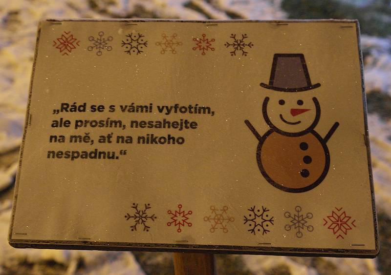 Vánoční výzdoba v Ostravě-Porubě.
