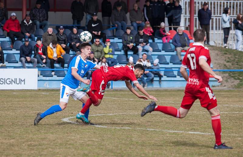 Velké Meziříčí - Baník Ostrava B (21. kolo MSFL, 27. 3. 2022).