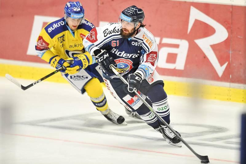 Utkání 1. kola hokejové extraligy: HC Vítkovice Ridera - Aukro Berani Zlín, 8. září v Ostravě.