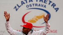 Zlatá tretra Ostrava 2018, na snímku Mutaz Essa Barshim