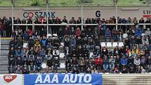 MOL Cup, 2. kolo, SK HS Kroměříž (červenobílé dresy) - FC Baník Ostrava, 21. září 2022.