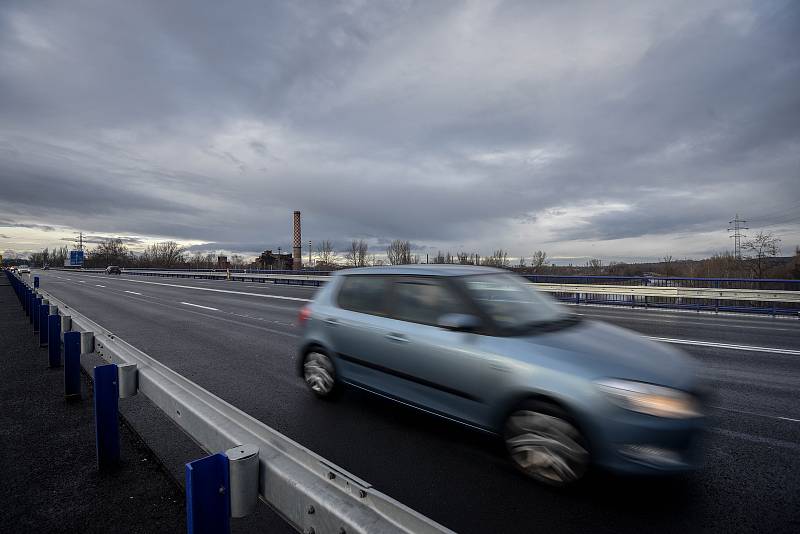 Otevřené mosty na Rudné ulici, 9. prosince 2018 v Ostravě.