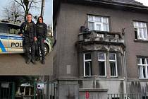 Ostravští policisté Klára Skibová a Jiří Podraza zachránili obyvatele domu, v jehož sklepě se vznítilo uhlí v zásobníku kotle.