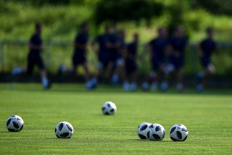 Příprava fotbalového klubu FC Baník Ostrava, 17. června 2019 v Radvanicích.