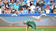 Utkání 5. kola první fotbalové ligy: FC Baník Ostrava - Bohemians 1905 , 10. srpna 2019 v Ostravě. Na snímku smutný hráč Daniel Kostl.