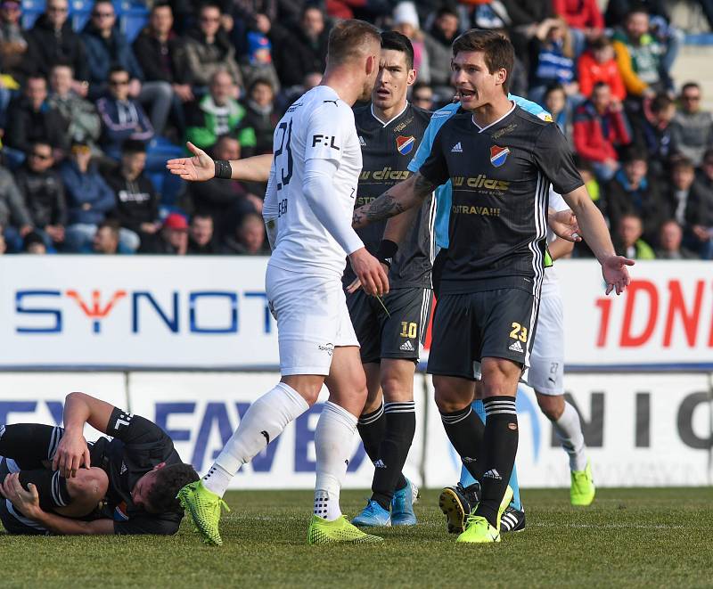 Utkání 21. kola první fotbalové ligy: 1. FC Slovácko - Baník Ostrava, 15. února 2020 v Uherském Hradišti.