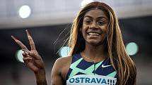 Zlatá tretra, atletický mítink kategorie Continental Tour - Gold, 19. května 2021 v Ostravě. Sha'Carri Richardson (USA), 200 m ženy.