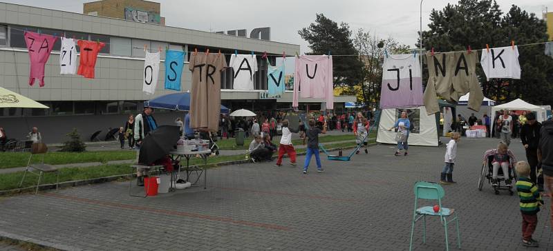 Jedním ze tří míst, kde se v sobotu konala akce Zažít Ostravu jinak, byla Poruba. 