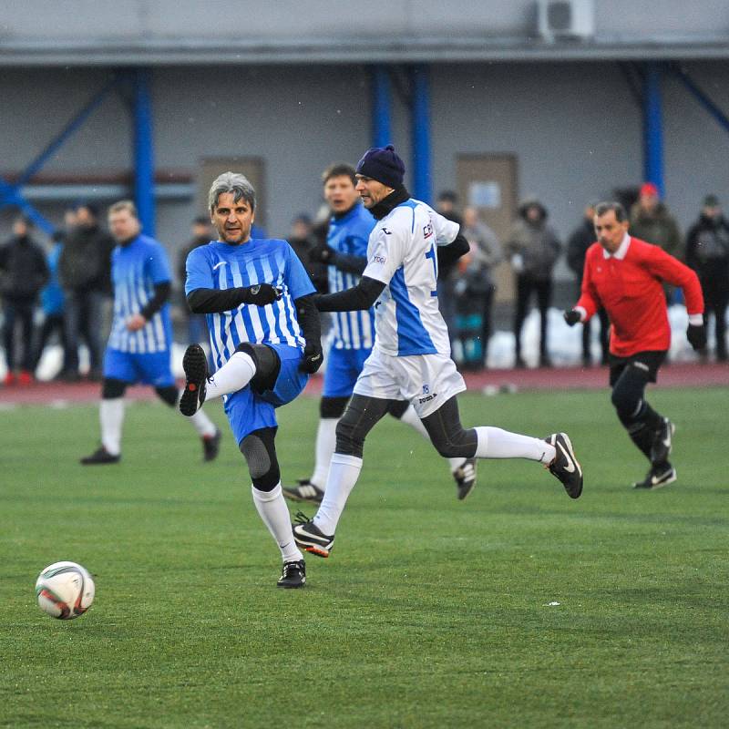 Fotbalové derby Starých gard Baníku a Vítkovic, 29. prosince v Ostravě.