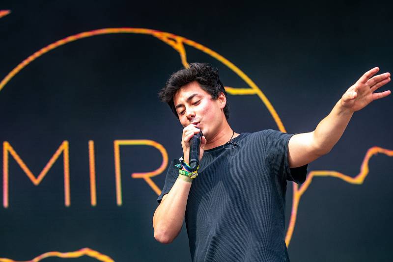 Z vystoupení kapely Mirai na loňském festivalu Colours of Ostrava.