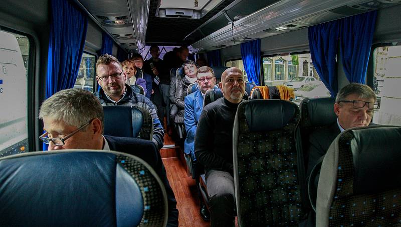 Debata v rámci projektu Deník-bus s volebními lídry za Moravskoslezský kraj.