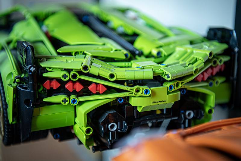 Sběratel má modely LEGO Technic, 30. března 2021 v Ostravě.