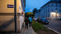 Nové osvětlení v Jubilejní kolonii a v Ostravě-Dubině na ulicích Jaromíra Matuška a Jana Maluchy, říjen 2021 v Ostravě.