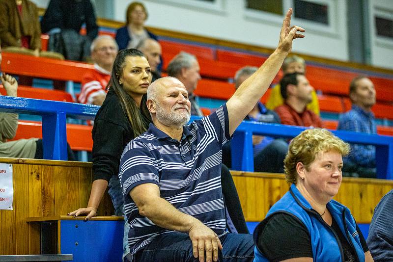 Utkání 7. kola extraligy volejbalu: VK Ostrava - Black Volley Beskydy, 16. listopadu 2019 v Ostravě.