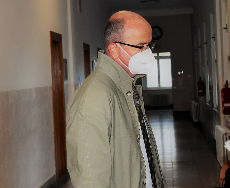 David Sukup (na snímku z předchozího jednání), odešel od soudu s osmiletým trestem.