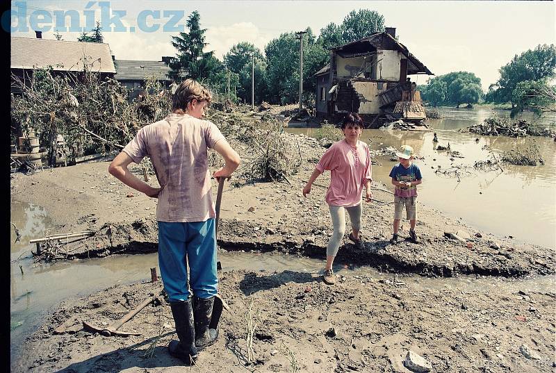 Povodně, 11. července 1997, Ostrava-Koblov.