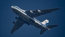 Letadlo Antonov An-124 Ruslan prolétá nad Ostravou 13. září 2021.