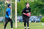 Fotbalový trénink Bohumínských fotbalistů s brankářem Tomášem Vaclíkem.Na fotografii Tomáš Vaclík