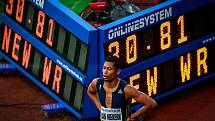 56. ročník atletického mítinku Zlatá tretra, který se konal 28. června 2017 v Ostravě. Na snímku Wayde van Niekerk.