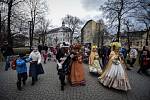 Masopustní průvod, 5. března 2019 v Ostravě.