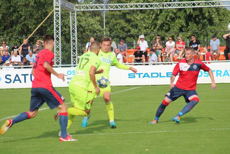 Unie Hlubina - MFK Karviná 0:6, utkání 2. kola MOL Cupu.