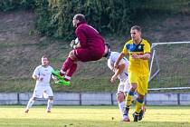 Klimkovice - Slavoj Rychvald (v bílém).