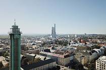 Ostrava Tower!!! Vizualizace. Takto by měl vypadat nový ostravský mrakodrap a nejvyšší stavba tohoto typu u nás. Definitivní podoba bude známa asi za měsíc.