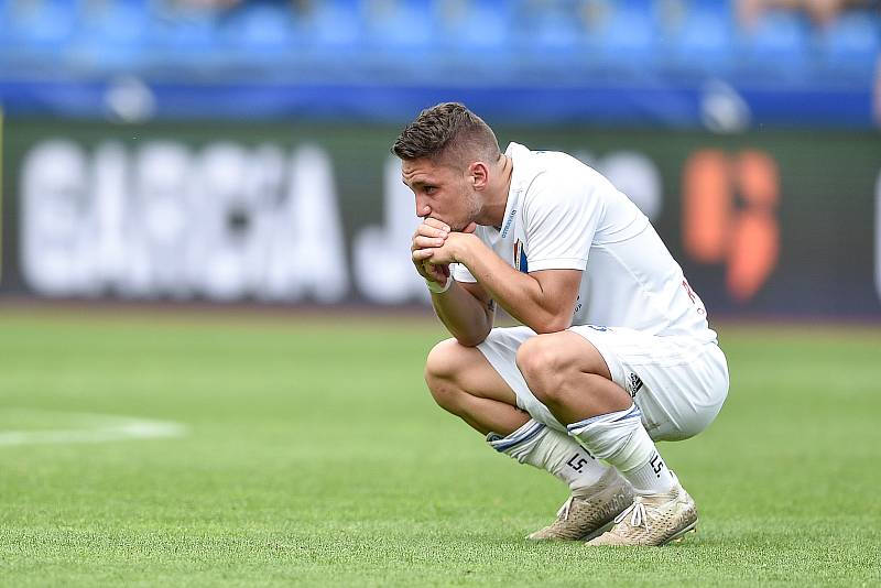 Nadstavba první fotbalové ligy, kvalifikační utkání o Evropskou ligu: FC Baník Ostrava - FK Mladá Boleslav, 1. června 2019 v Ostravě. Na snímku Jánoš Adam.