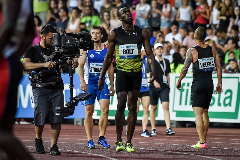 56. ročník atletického mítinku Zlatá tretra, který se konal 28. června 2017 v Ostravě. Usain Bolt.