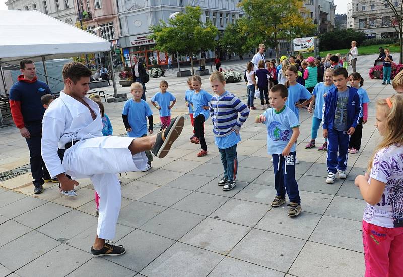 Den karate v Ostravě.