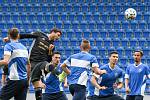 Baník Ostrava - MFK Vítkovice 2:0. Tréninkový zápas na Městském stadionu ve Vítkovicích. Foto: Petr Kotala