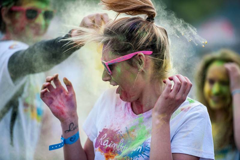 Běh Rainbow Run se koná každým rokem v areálu Dolní oblasti Vítkovice. Ilustrační snímek z předchozích ročníků.