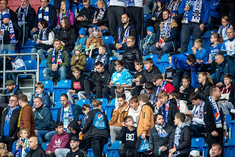 Utkání 14. kola první fotbalové ligy: Baník Ostrava - FK Mladá Boleslav, 29. října 2022, Ostrava.