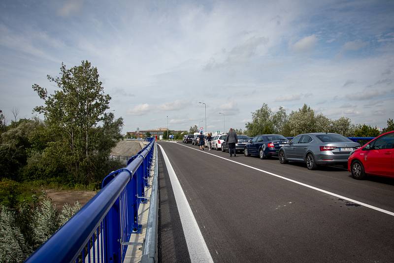 Slavnostní otevření prodloužené Mostní, 22. srpna 2019 v Ostravě-Hrabové.