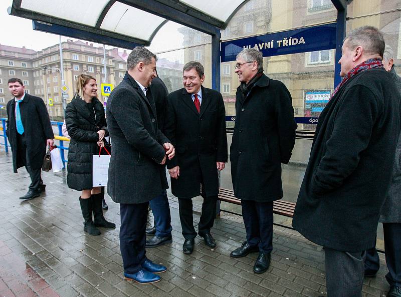 Návštěva nového ministra průmyslu Tomáše Hünera v Moravskoslezském kraji.