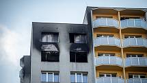 Požár výškového domu, 8. srpna 2020 V Bohumíně.