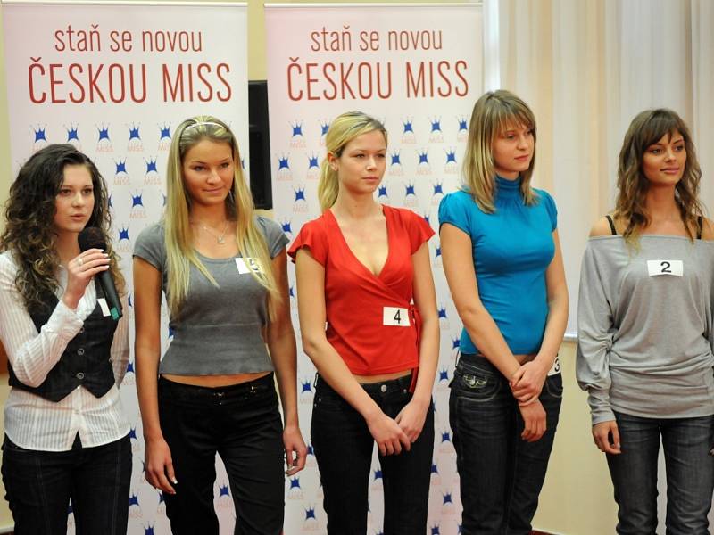 V neděli 30. listopadu proběhl v ostravském hotelu Imperial casting na Českou miss 2009.