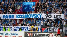 Utkání 6. kola první fotbalové ligy: Baník Ostrava - Zbrojovka Brno, 31. srpen 2022, Ostrava. Zleva