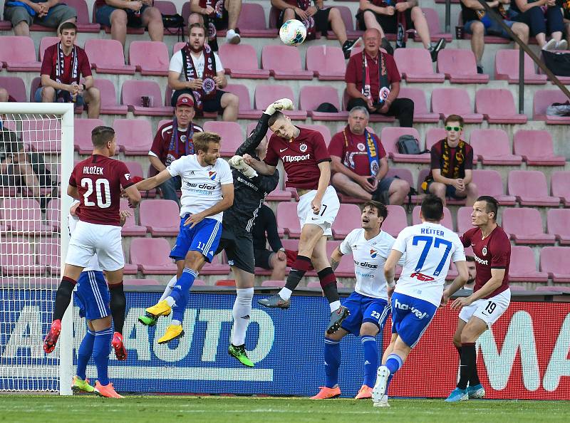 FORTUNA:LIGA - Skupina o titul - 2. kolo, AC Sparta Praha - FC Baník Ostrava, 23. června 2020 v Praze.