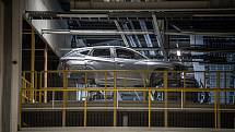 Návštěvníci si již mohou v rámci projektu Technotrasy prohlédnout i automobilku Hyundai, 27. ledna 2022 v Nošovicích.