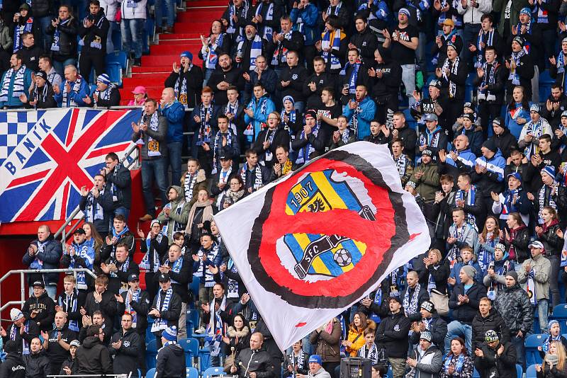 Utkání 25. kola první fotbalové ligy: FC Baník Ostrava - FK Mladá Boleslav, 16. března 2019 v Ostravě.