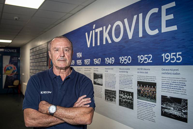 Bývalý český hokejový útočník Radoslav Kuřidým při fotografování pro Deník, 10. září 2020 v Ostravě. Mistr ligy s Vítkovicemi z roku 1981.