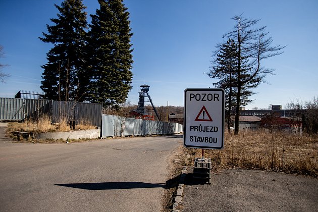 Pozemky na kterých se už staví nebo budou stavět i prodejny Lidlu, 12. března 2022 v Ostravě. Areál Dolu Petr Bezruč.