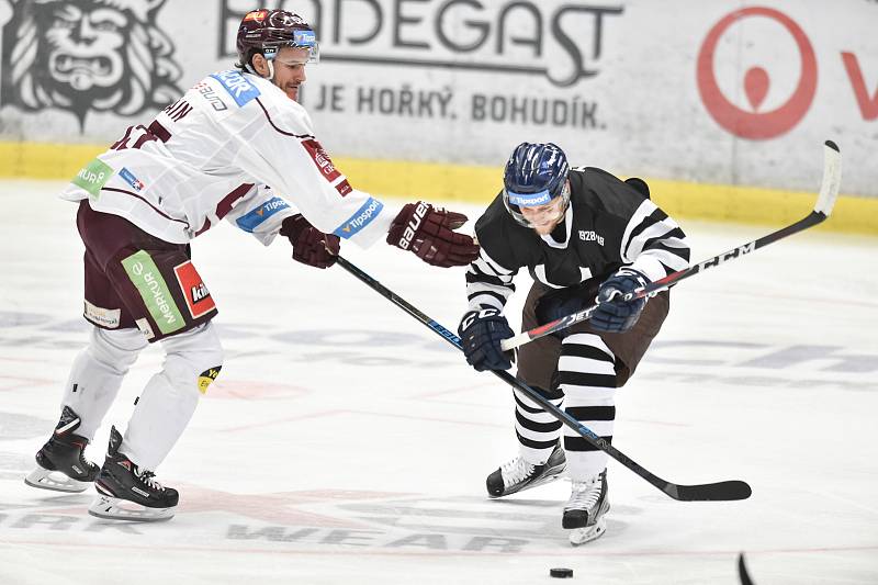 Utkání 28. kola hokejové extraligy: HC Vítkovice Ridera - HC Sparta Praha, 21. prosince 2018 v Ostravě.