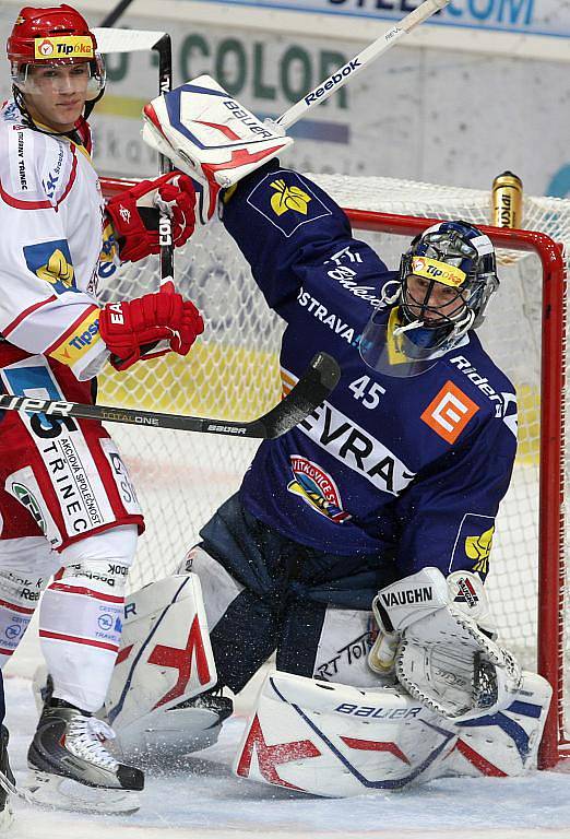 Z utkání HC Vítkovice Steel - HC Oceláři Třinec