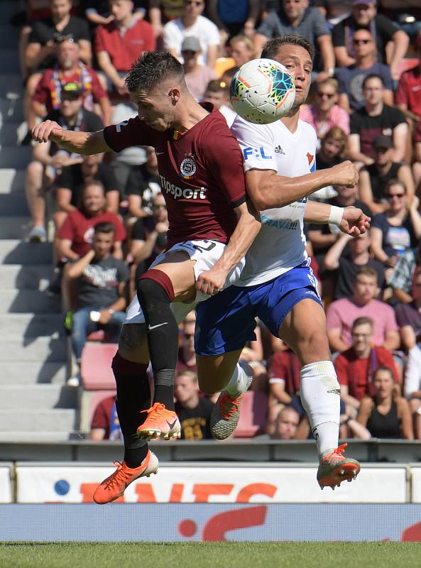 Utkání 6. kola první fotbalové ligy FORTUNA:LIGA, AC Sparta Praha - FC Baník Ostrava, 18. srpna 2019 v Praze.