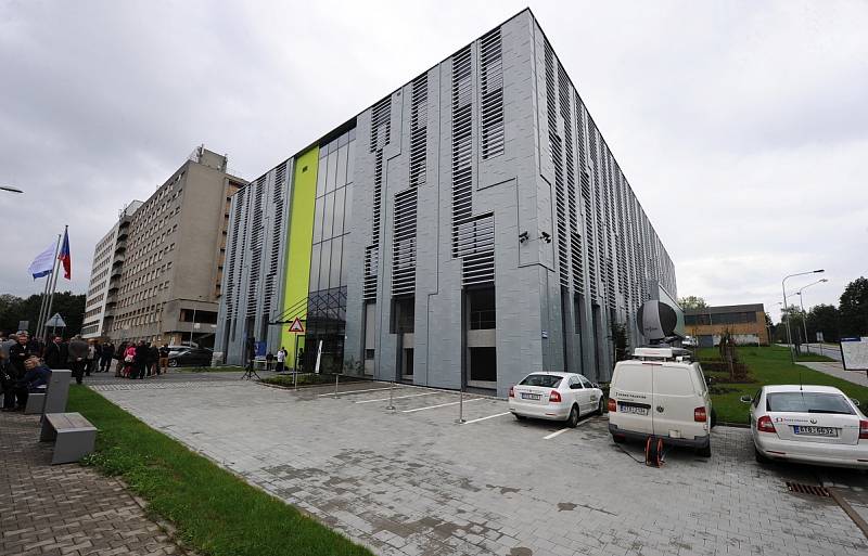 Otevření budovy Národního superpočítačového centra IT4Innovations v areálu Vysoké školy báňské Technické univerzity Ostrava. 