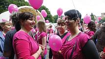 Avon pochod proti rakovině prsu. 
