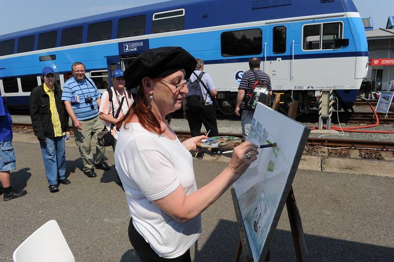 Mezinárodní veletrh drážní techniky Czech Raildays v Ostravě. 